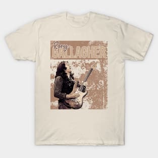 Rory Gallagher // Brown vintage // Poster T-Shirt